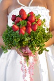 Eco-chic Strawberry Fields Wedding