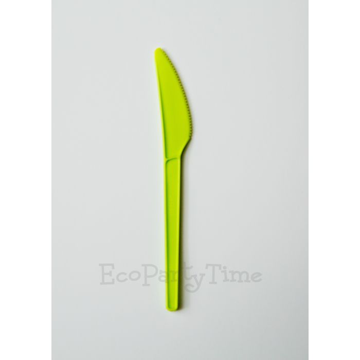 Green Compostable PLA 6 inch Knives - Pack of 50