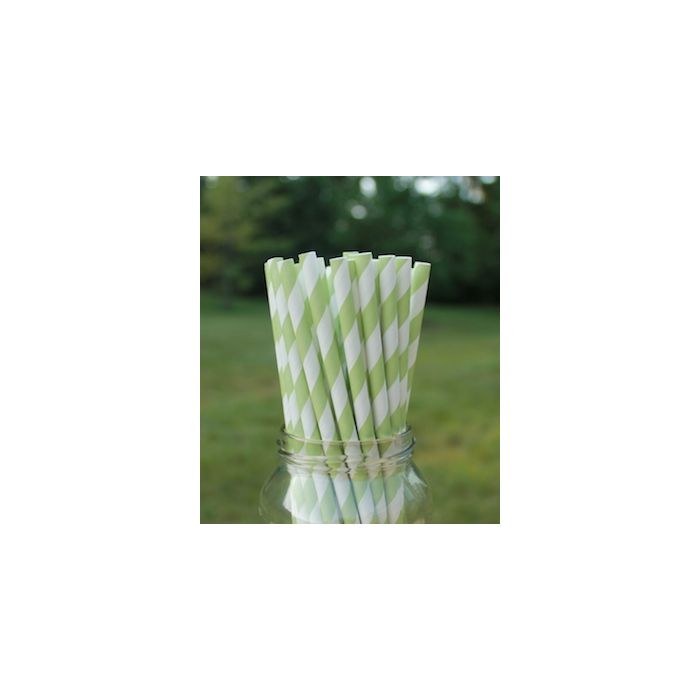 Eco-Friendly Paper Straws - Green