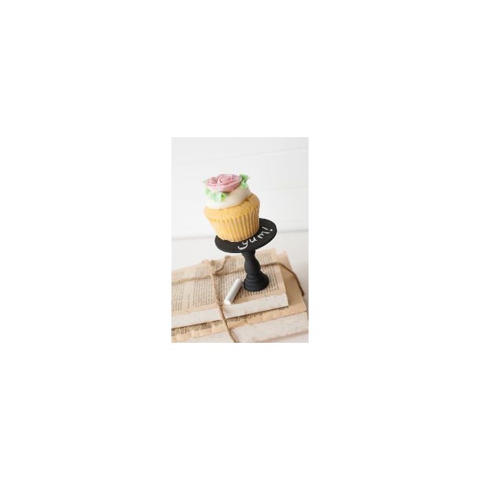 Mini Wooden Cupcake Stand -Black/Chalk-Only 1 available