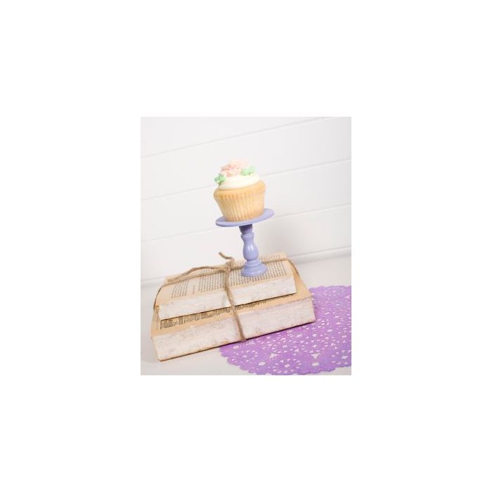 Mini Wooden Cupcake Stand - Lavender-only 3 available