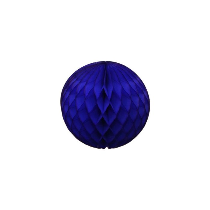 Blue Honeycomb Tissue Ball Decoration - Multiple Sizes Available 