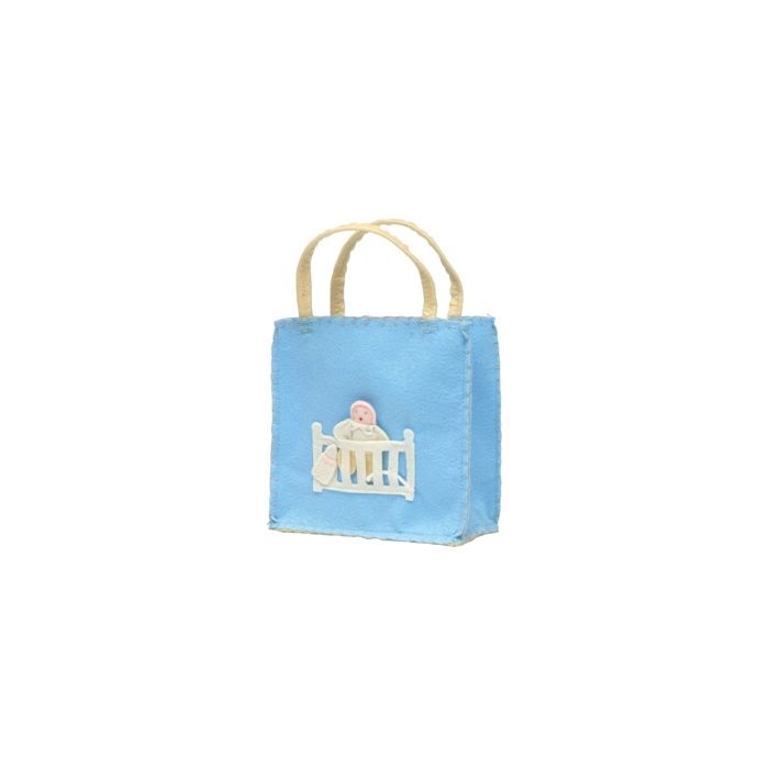 Little Blue Baby Felt Goodie Bag