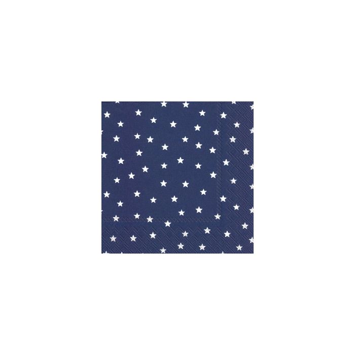 Little Stars Dark Blue Lunch Napkin - 20 napkins per package