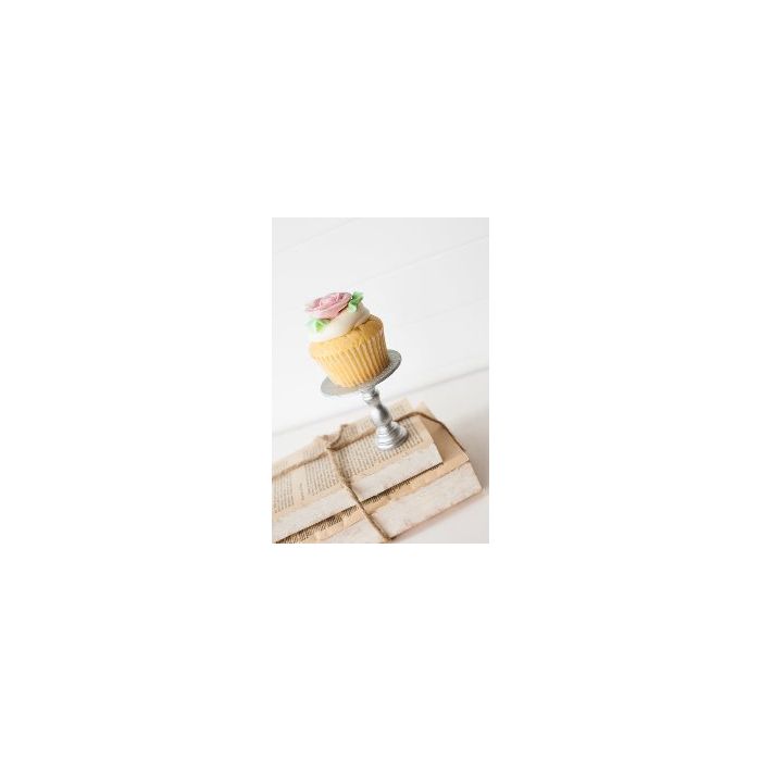 Mini Wooden Cupcake Stand - Silver-only 2 available