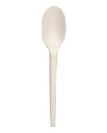 Compostable White CPLA 6.5 Spoon - Pack of 50