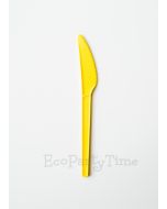 Yellow Compostable PLA 6 inch Knives - Pack of 50