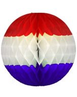 Patriotic Honeycomb Tissue Ball Decoration