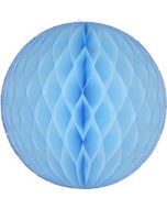 Light Blue Honeycomb Tissue Ball Decoration - Multiple Sizes Available