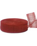 Red Sinamay Ribbon