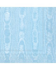 Moiree Light Blue Lunch Napkin - 20 napkins per package