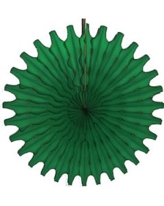 Green Honeycomb 18" Tissue Fan Decoration