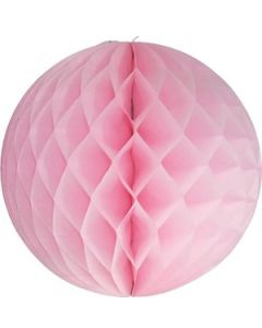 Pink Honeycomb Tissue Ball Decoration - Multiple Sizes Available