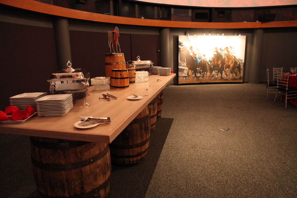 Kentucky Derby Wedding Bourbon Barrels