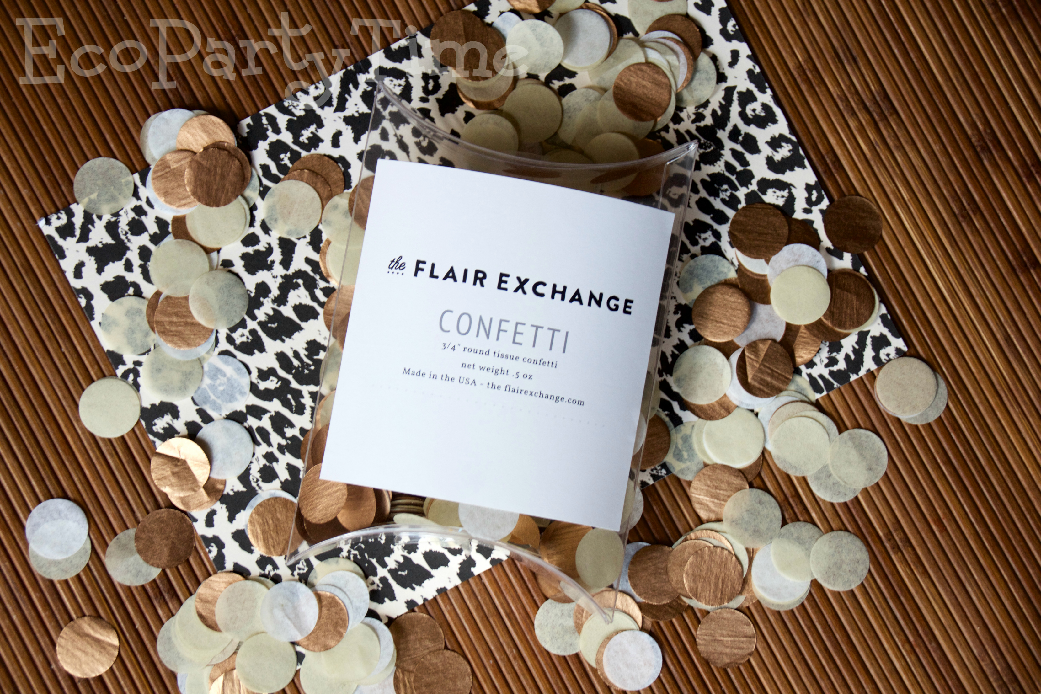 Ecopartytime: Golden Paper Confetti