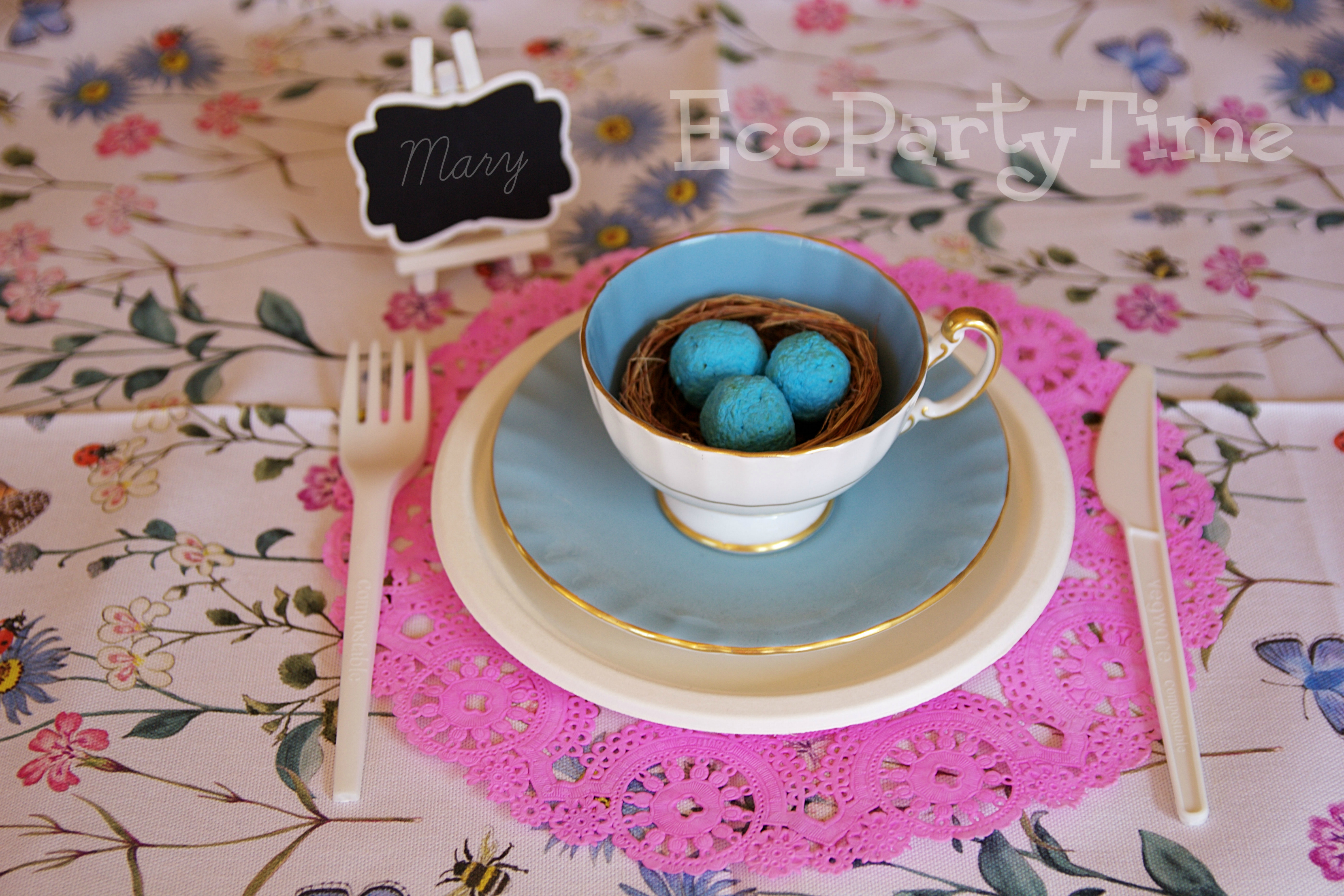 Ecopartytime: Eco-Friendly Spring Tea Party 