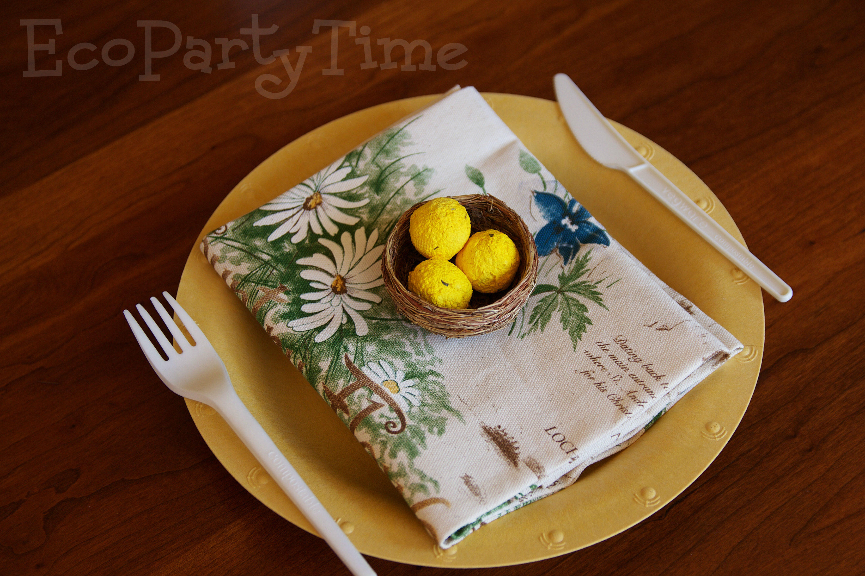 Ecopartytime: Eco-Friendly Easter Table-Settings