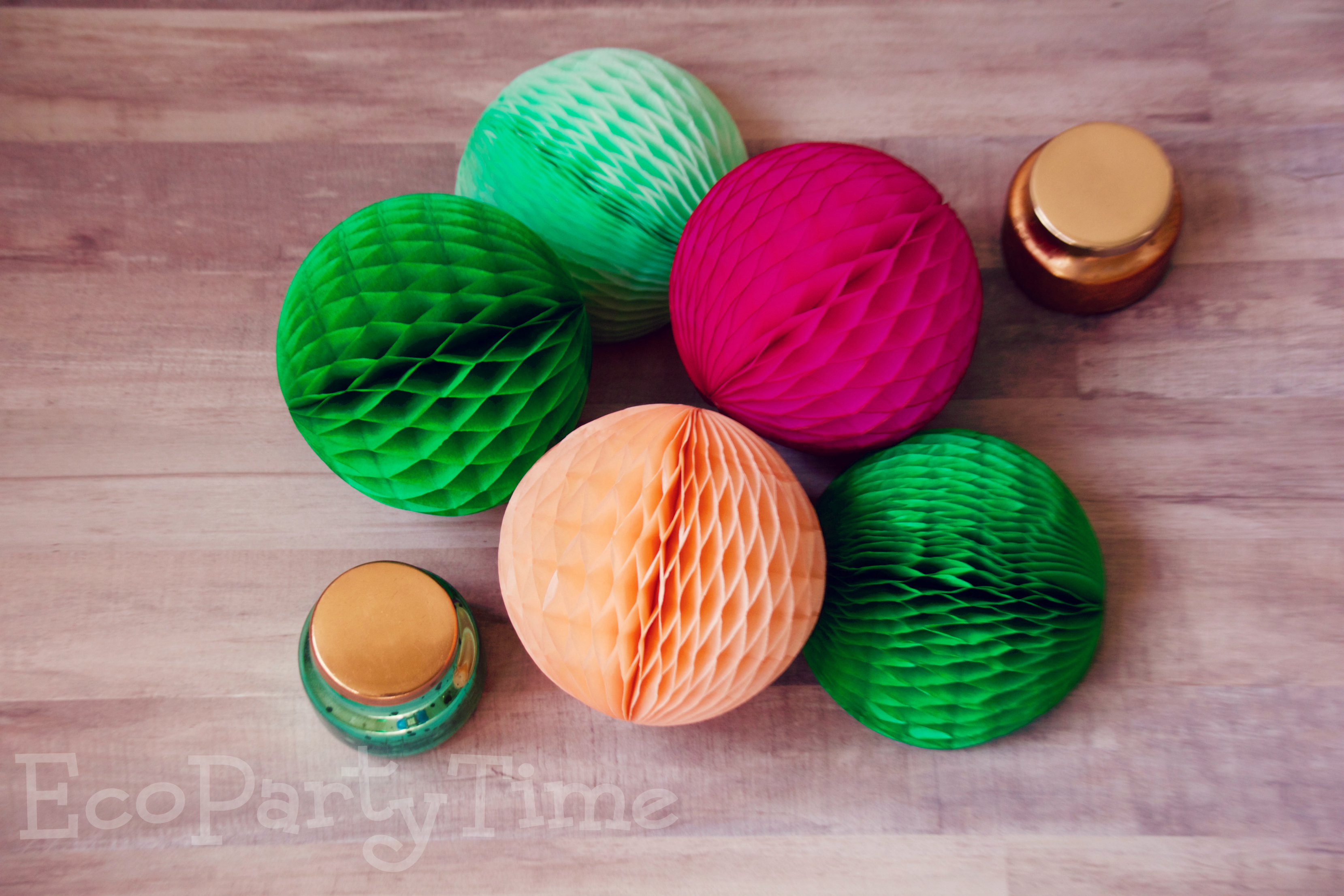 Ecopartytime: Fun Uses for Tissue Balls and Fans