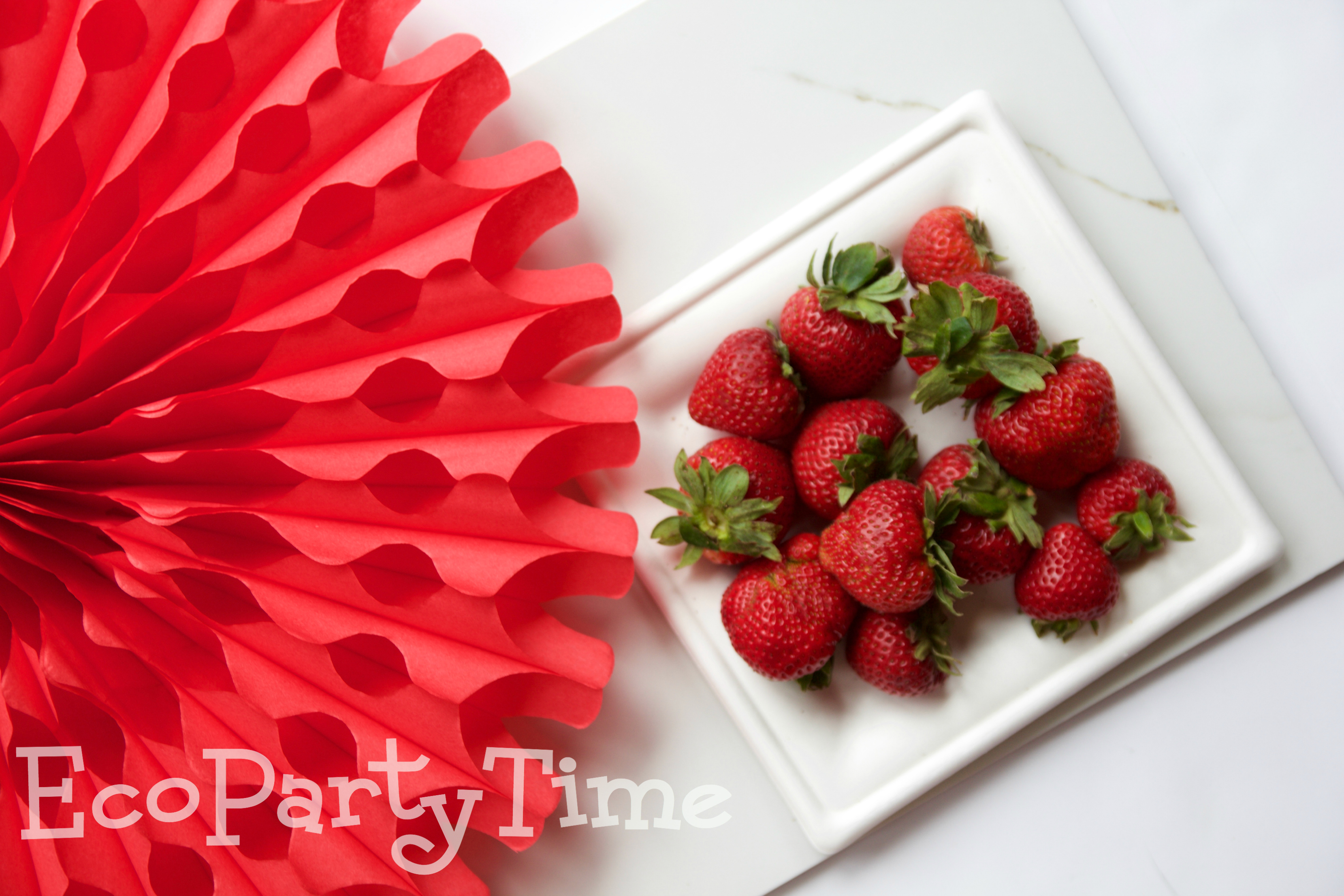 Ecopartytime: Eco-Friendly Strawberry Themed Party 