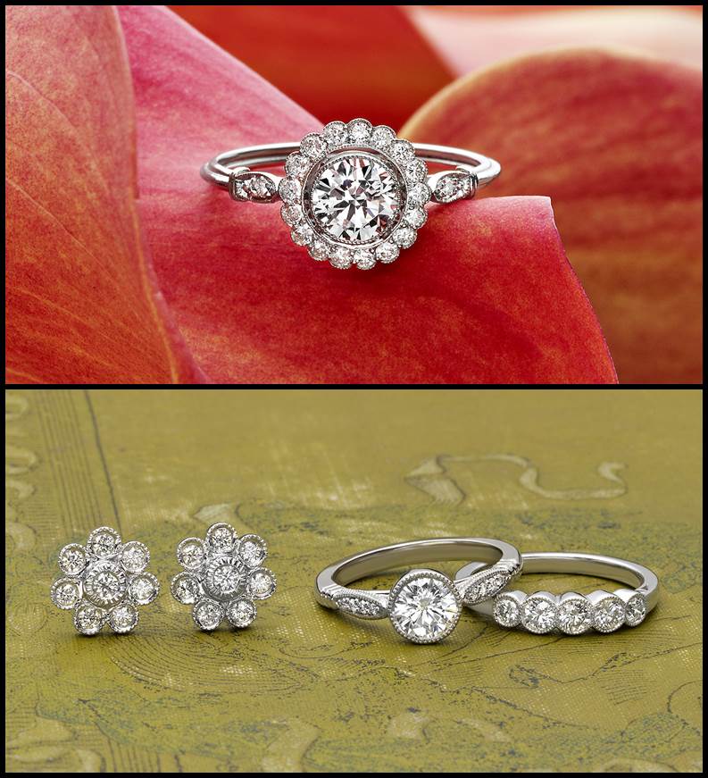 Vintage Inspired Wedding Rings