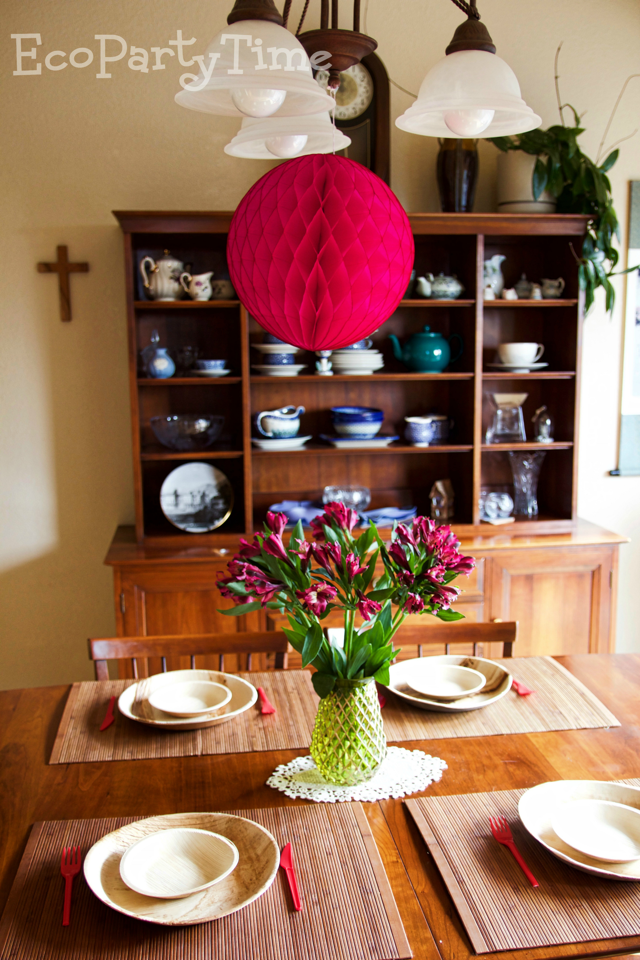 Ecopartytime: Eco-Friendly Tissue Fan & Ball Decor Ideas 