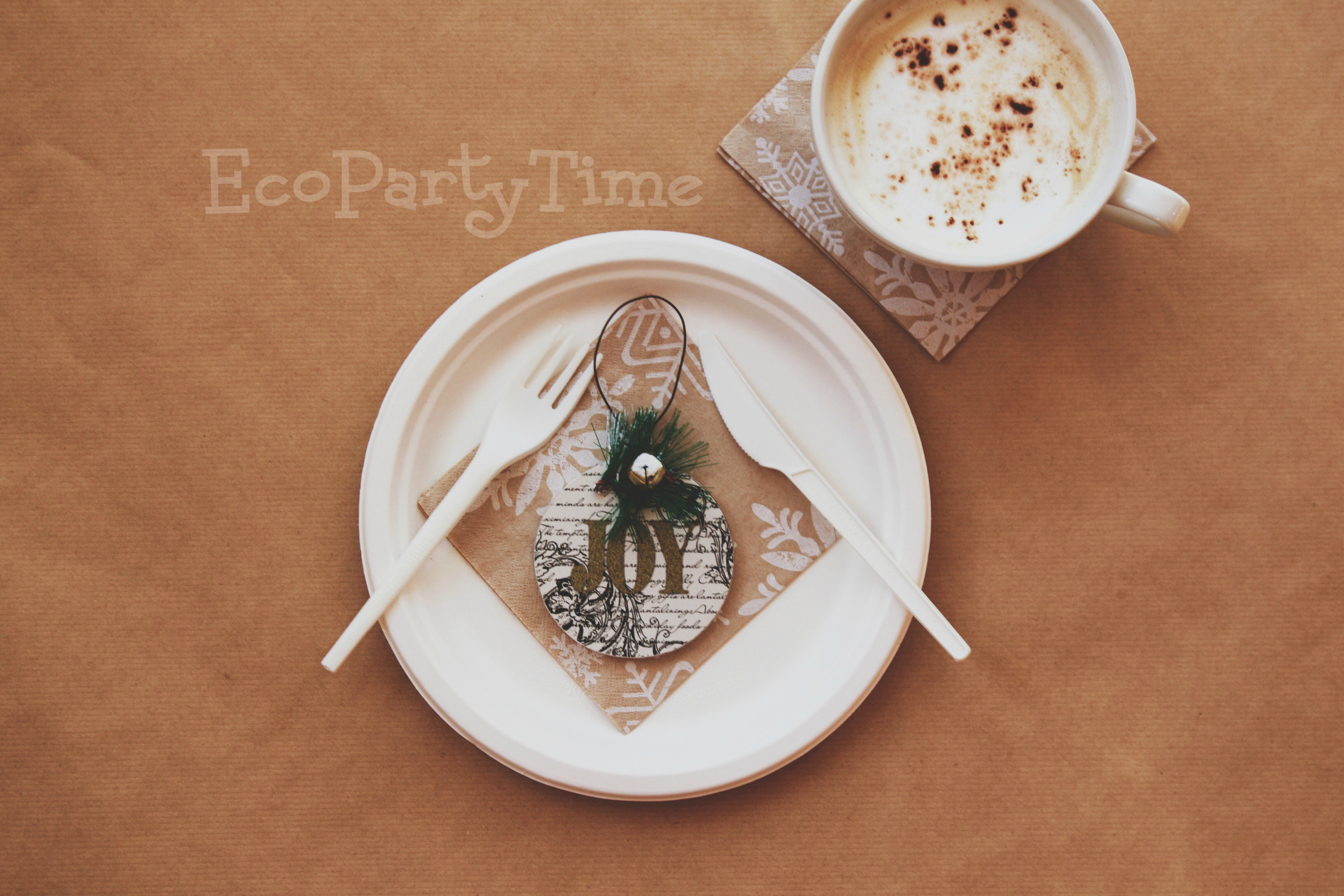 EcoPartyTime: Simply Rustic Table Setting