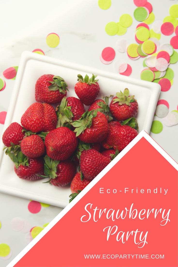 Ecopartytime: Eco-Friendly Strawberry Themed Party 