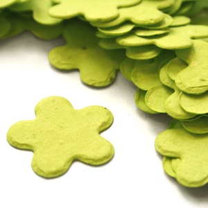 plantable confetti lime green