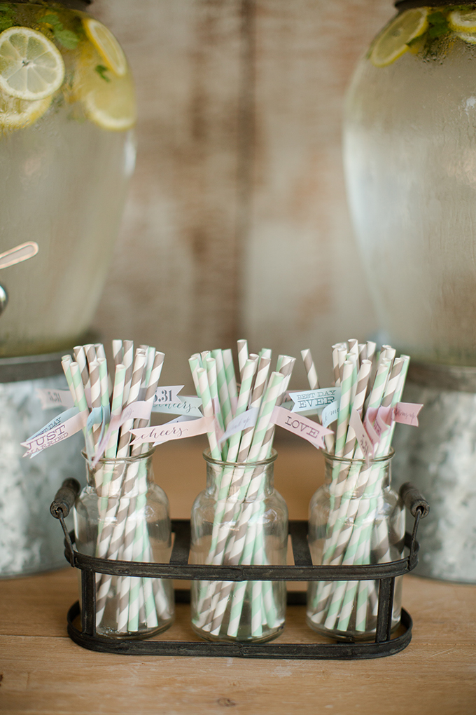 Kentucky Derby Wedding Beverage/Straw Display