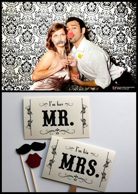 Mustache Wedding Photobooth Props