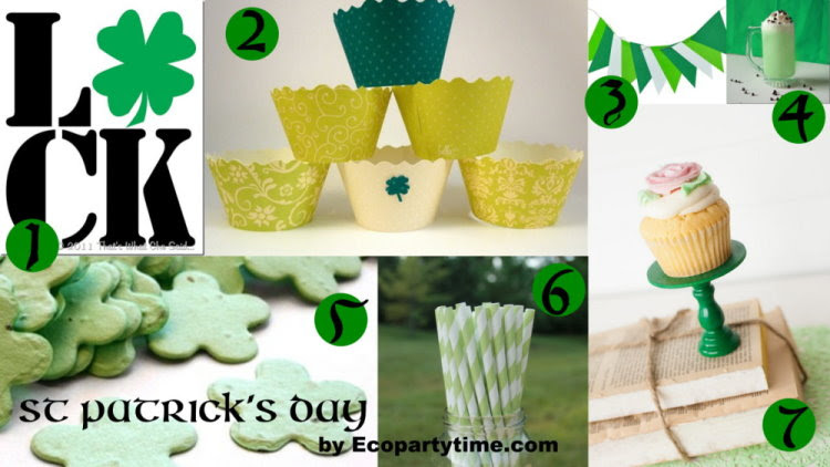 St. Patrick's Day Eco Inspirations from Ecopartytime.com